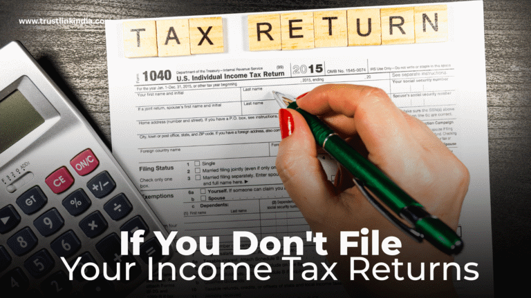 If You Don't File Your Income Tax Returns (1)