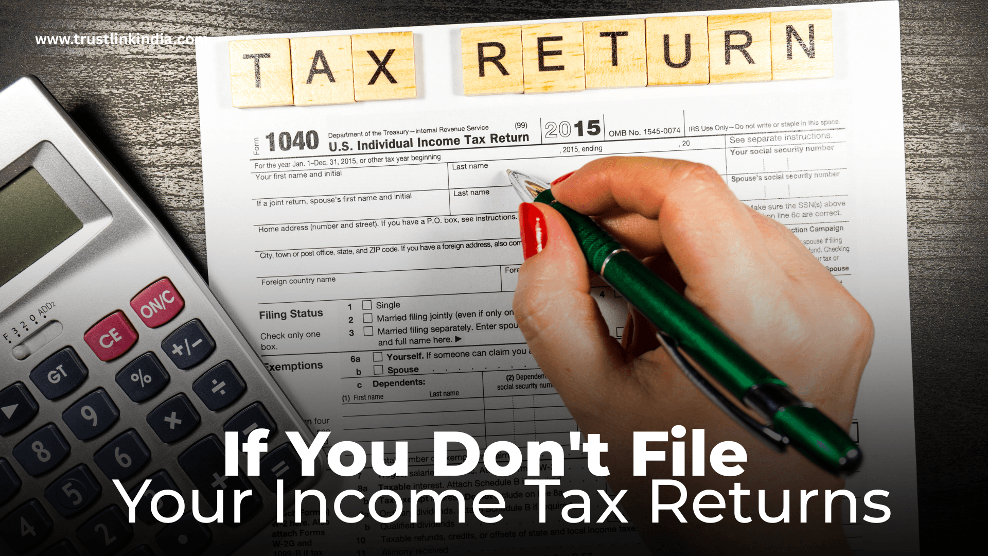If You Don't File Your Income Tax Returns (1)