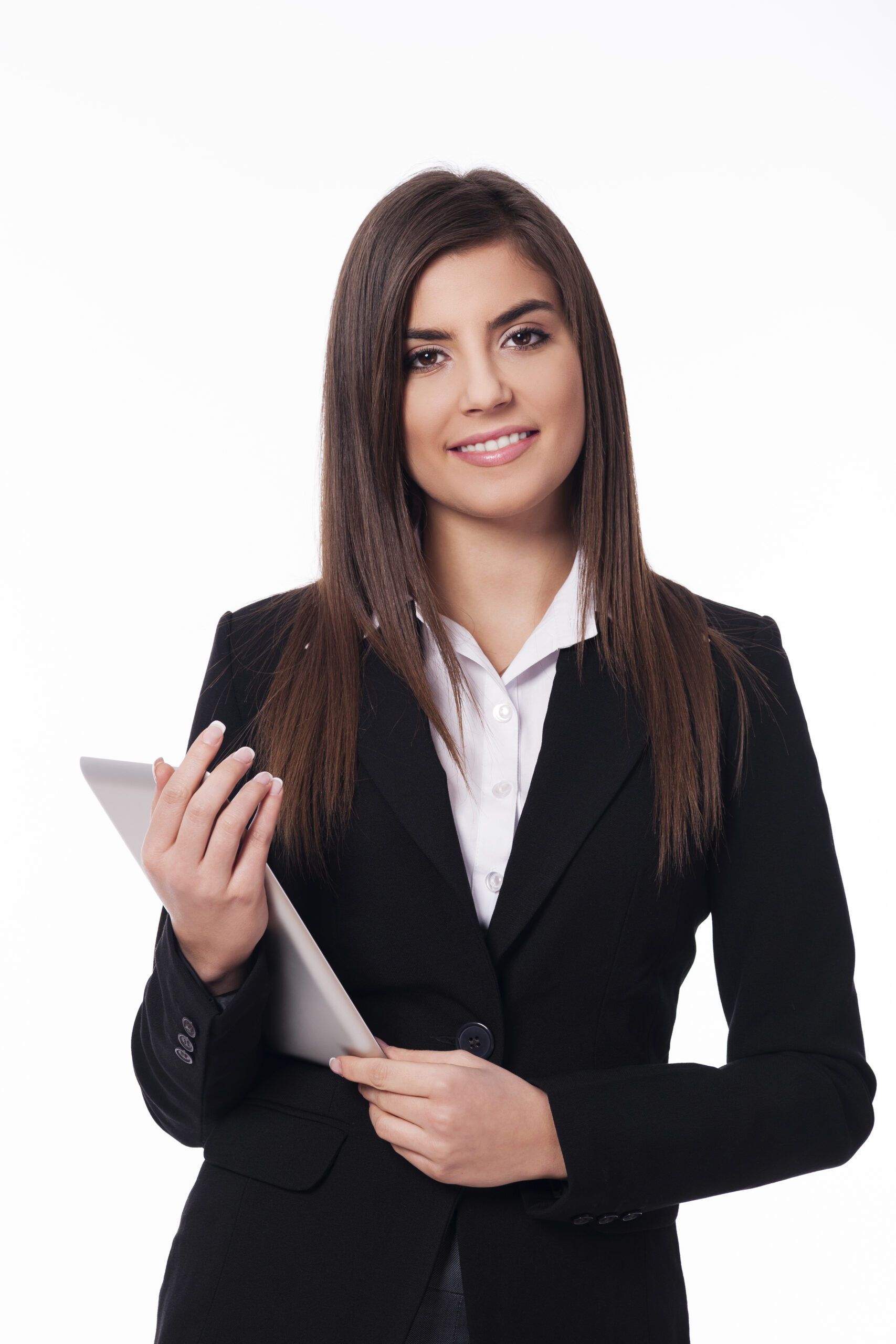 Corporate professional woman in suit