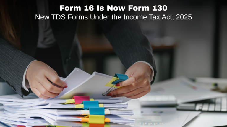 Form 16 Is Now Form 130